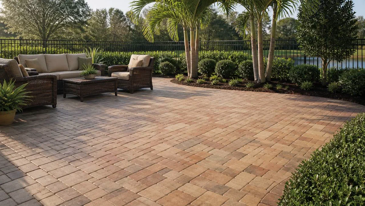 Finished project result for Cape Coral Paver Sealing